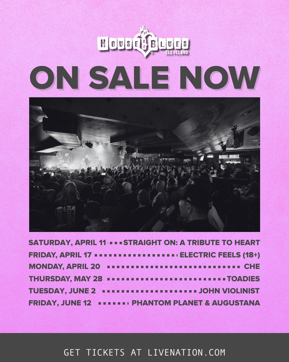 House of Blues Cleveland tweet media