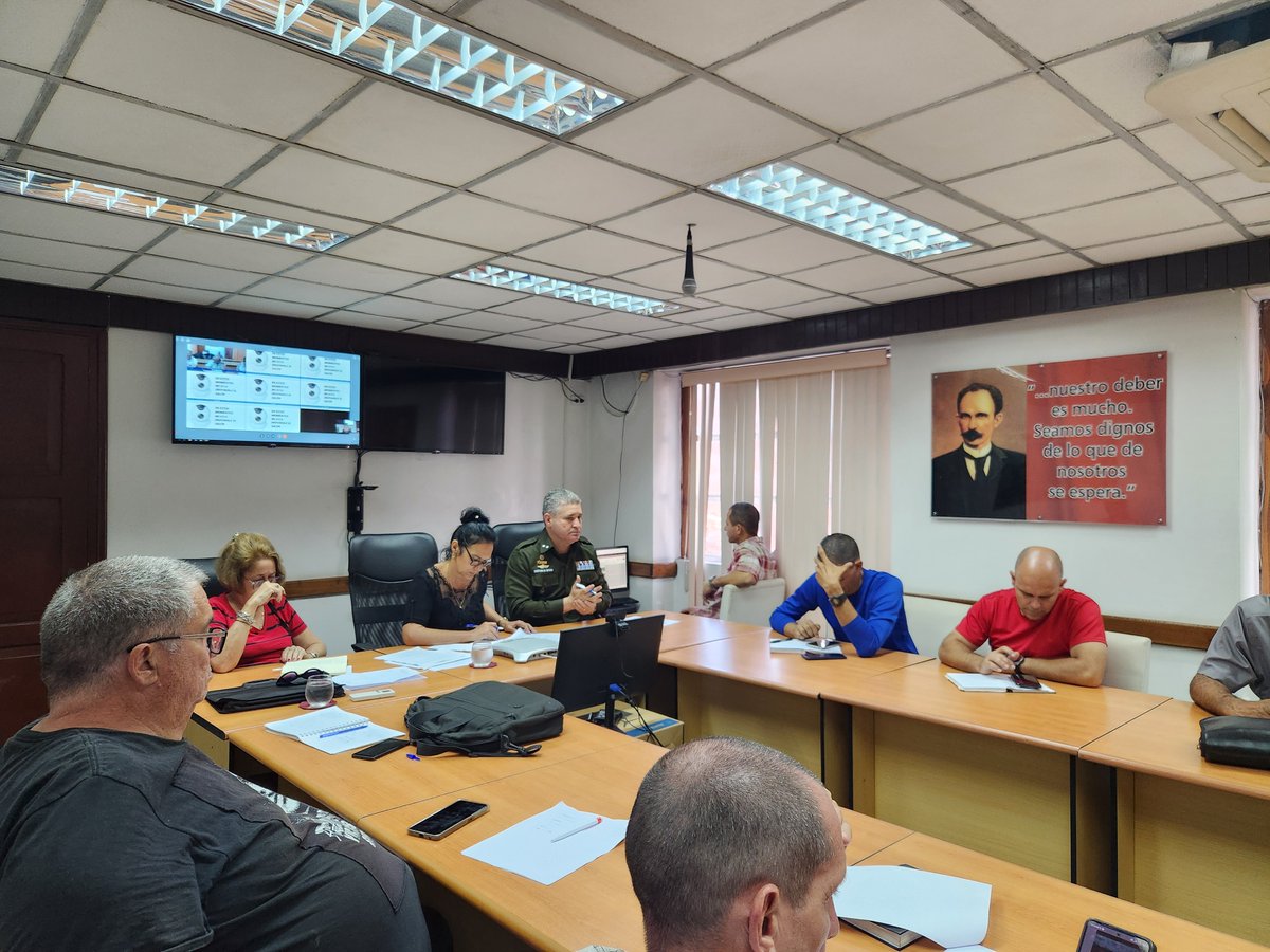 Las principales autoridades gubernamentales y partidistas de #Matanzas volvieron a analizar este miércoles, como se ha hecho usual en la última  semana, la situación de los municipios en el escenario de contingencia  energética extrema que atraviesa el país

En #PeriodicoGiron 👇