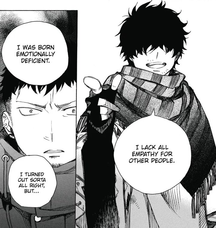 smolkurea's tweet image. lewin and his desire to protect the world despite his lack of empathy