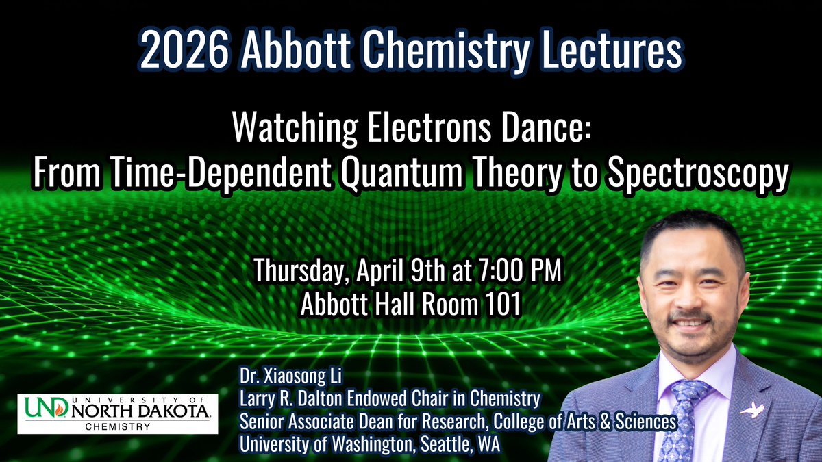 UNDChemistry's tweet photo. UND Chemistry 2026 Abbott Lectures are Coming Up! #UNDProud
https://t.co/pQL9n1plLC https://t.co/gjsqbn0CdV