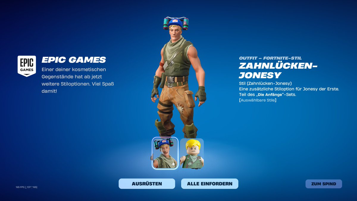 Habt ihr die Variante für Jonesy auch bekommen? LOL #Fortnite