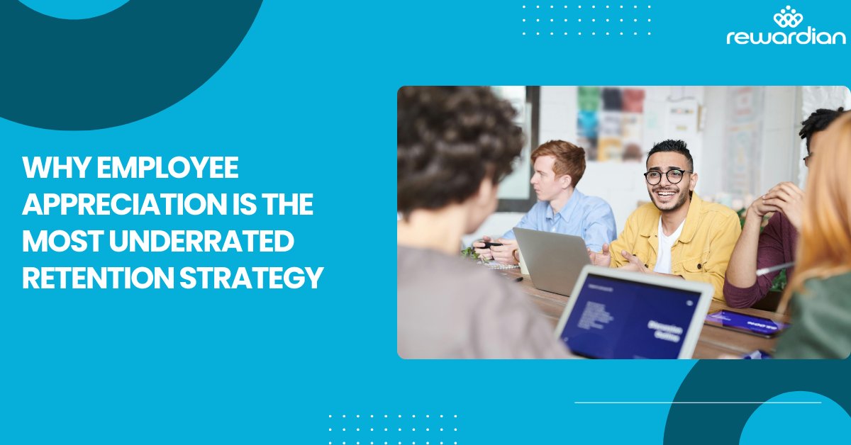 Rewardian's tweet photo. One of the most powerful retention drivers costs way less and delivers stronger results and that is through employee appreciation. Genuine, consistent recognition.

Learn more here: https://t.co/jVGX30ntiH
#employeeengagement #rewardian #employeerecognition https://t.co/w43NQvs2FY