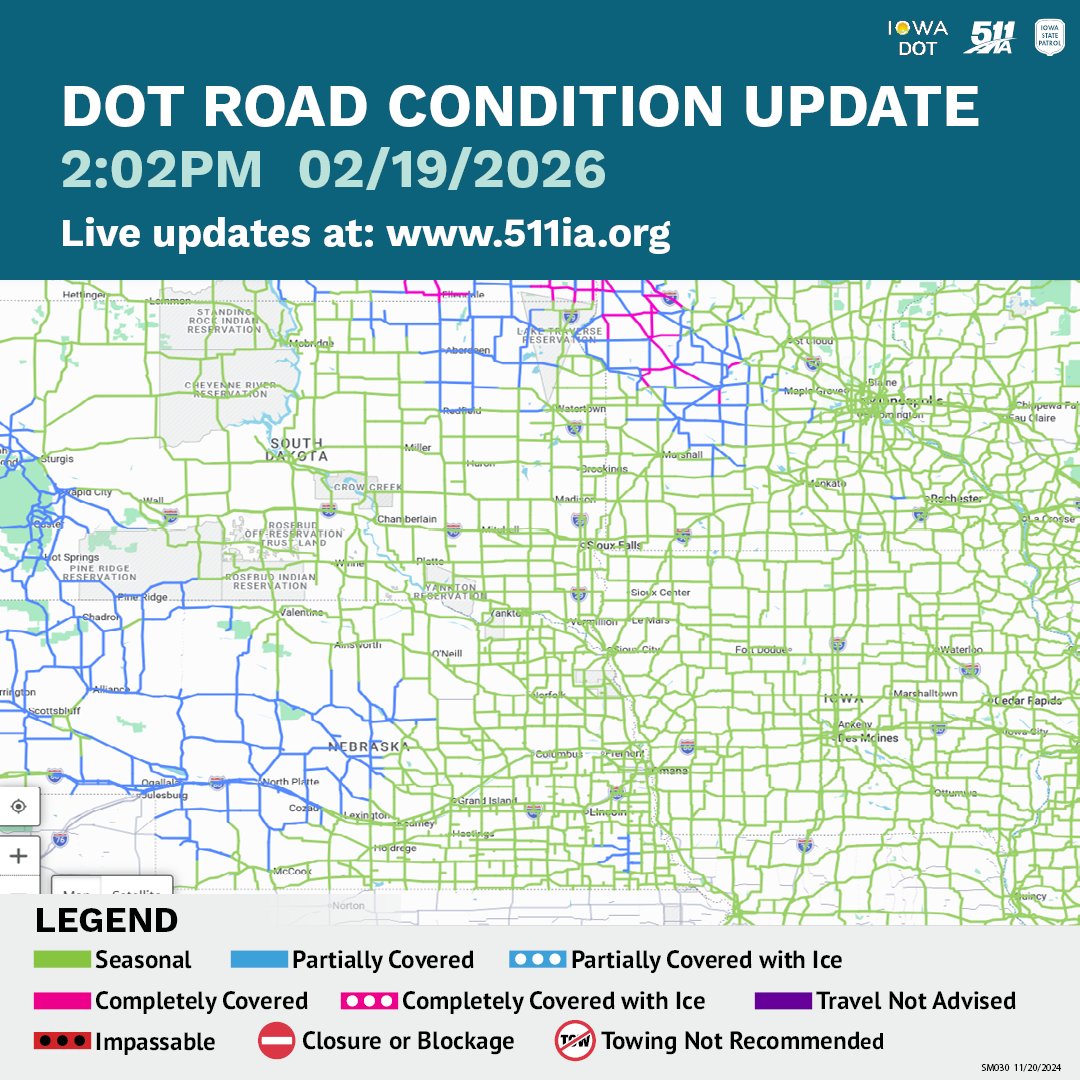 Iowa DOT tweet media