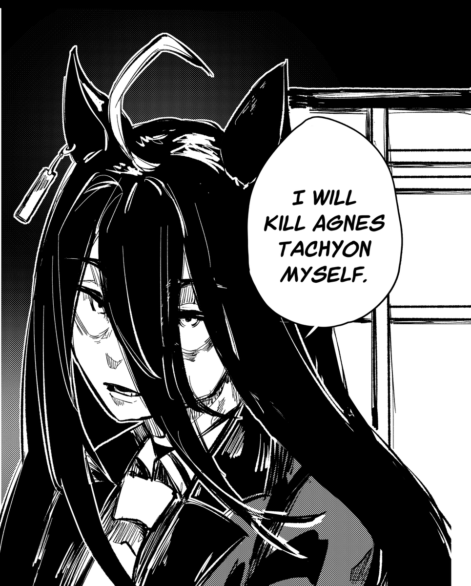 sakanaflyer's tweet image. "Tachyon mixed tea in your coffee again!"

(Manhattan Cafe)
#umamusume #ウマ娘