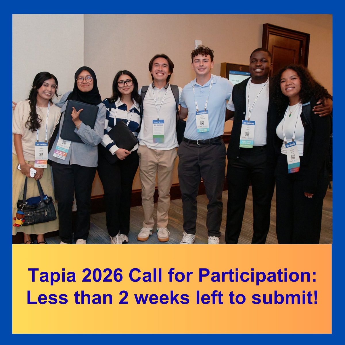 CMD-IT/Tapia Conference tweet media