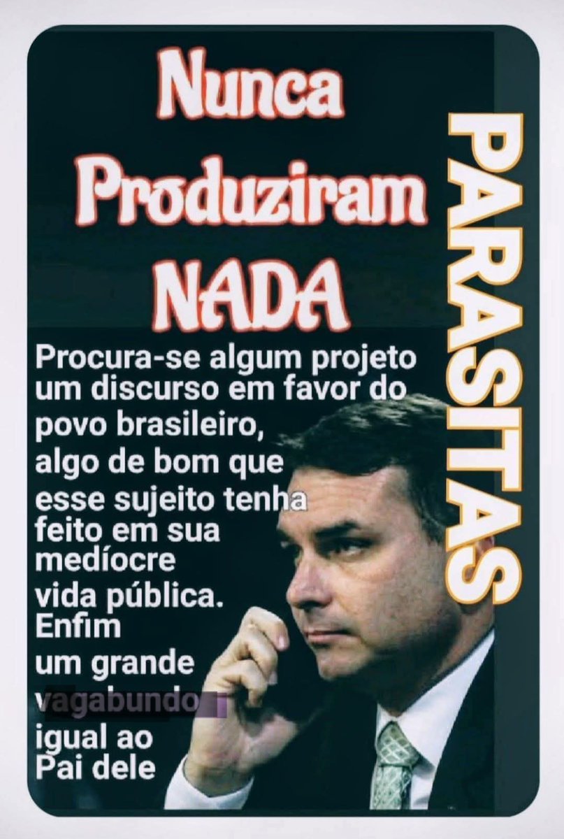 MelinaQuin93683's tweet photo. @FlavioBolsonaro @jairbolsonaro https://t.co/OGcKsxgGn3