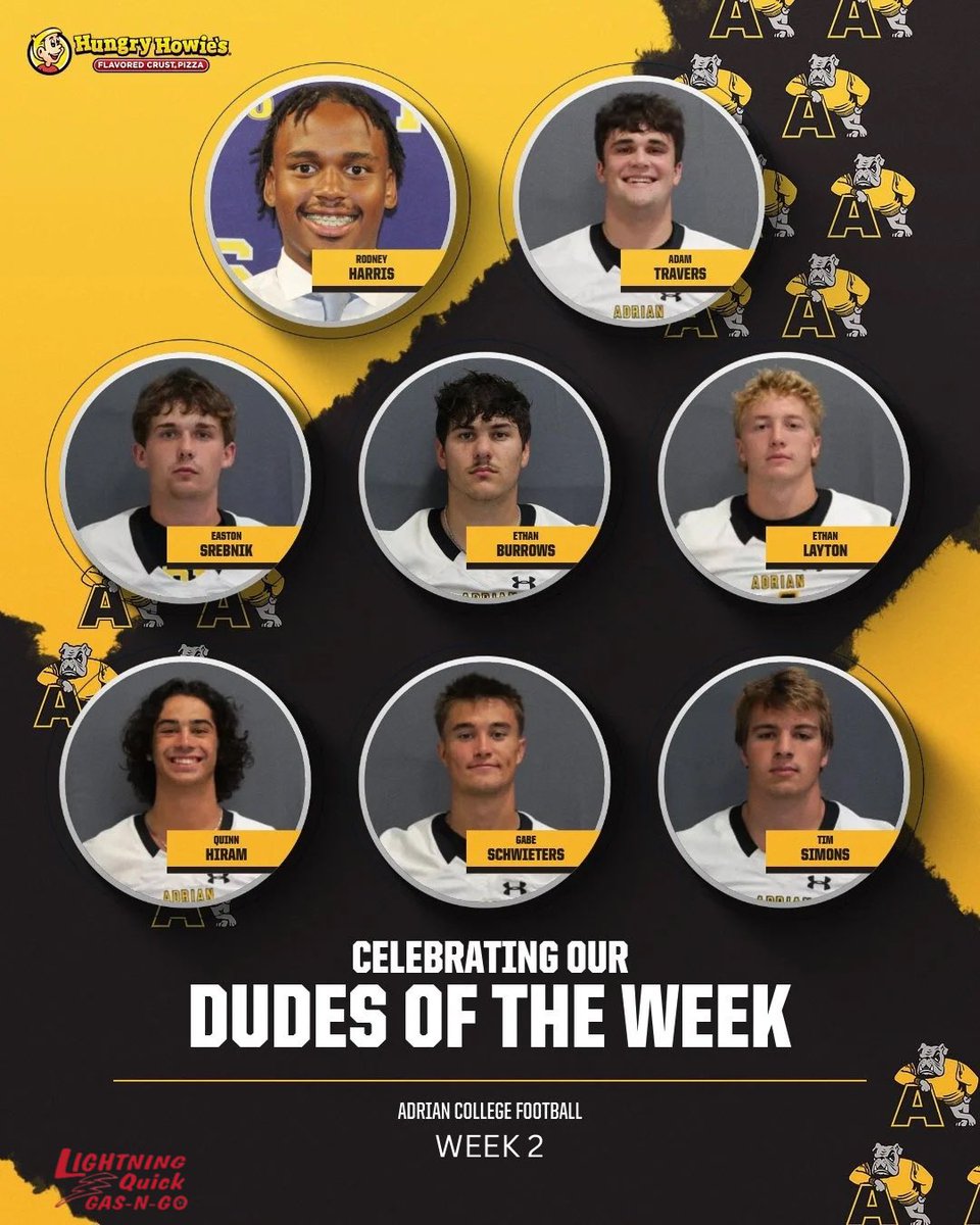 Adrian College Football tweet media