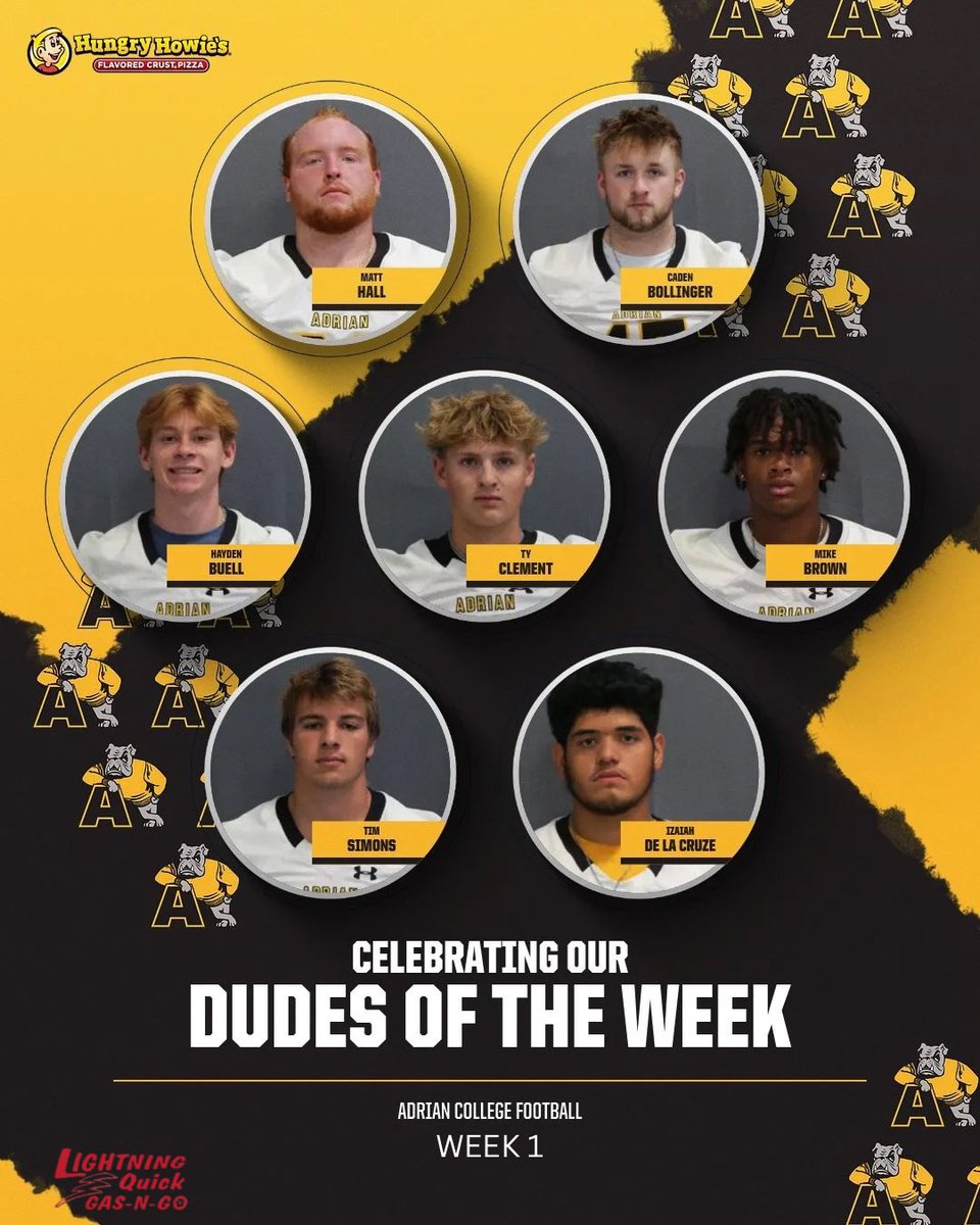 Adrian College Football tweet media