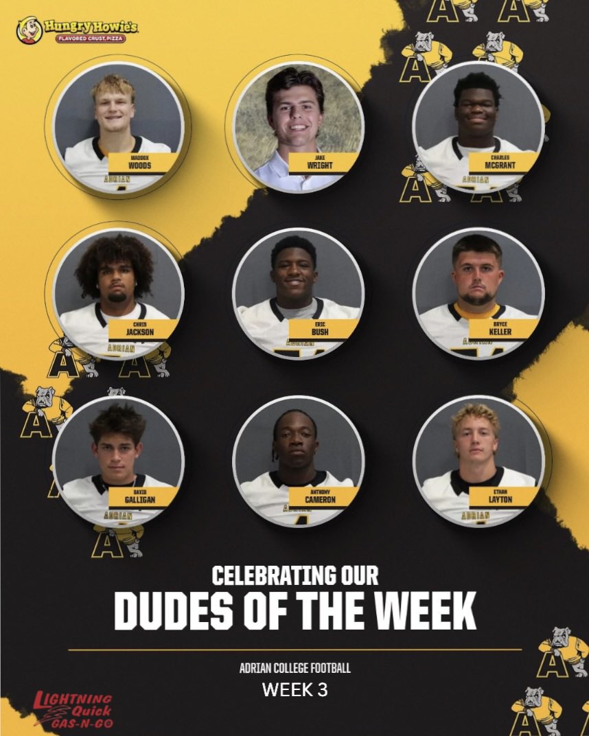 Adrian College Football tweet media