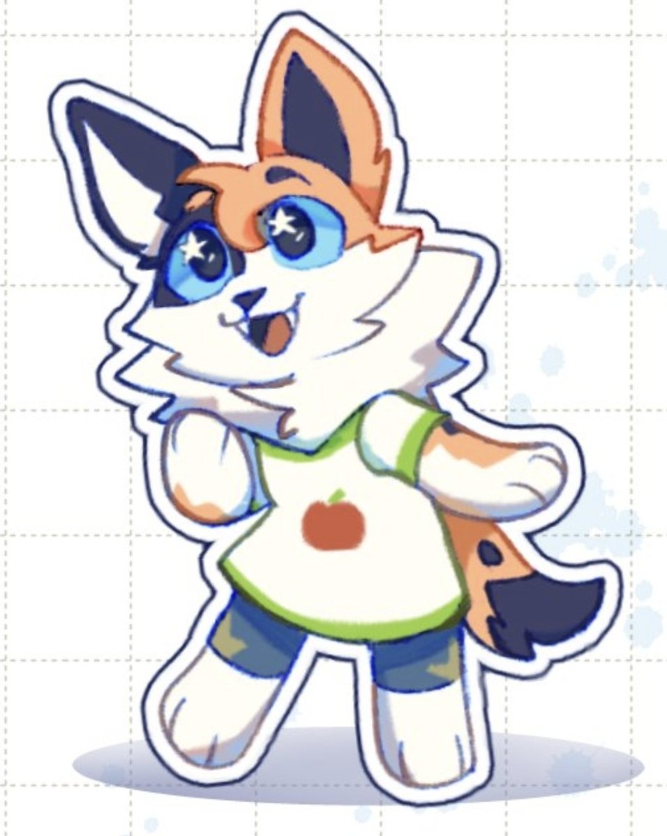 Btw este personaje no es mi fursona, es más bien como una mascota para promocionar mis comms