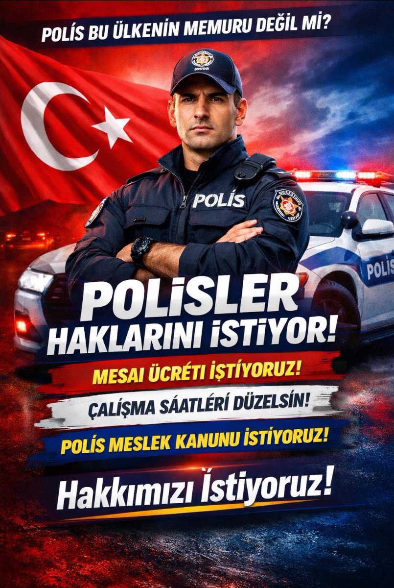 Polisler sadece haklarını istiyor  #PoliseBakanYokMu
