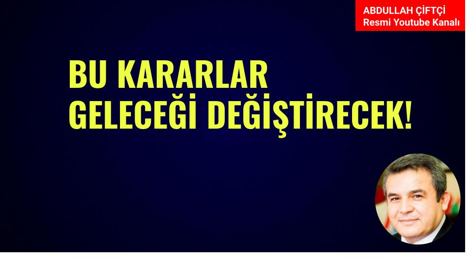 Arkadaşlar

Alınan bu kararlar geleceği değiştirecek!

Detaylar Youtube kanalımda video sohbetinde
youtube.com/watch?v=J7I49v…
