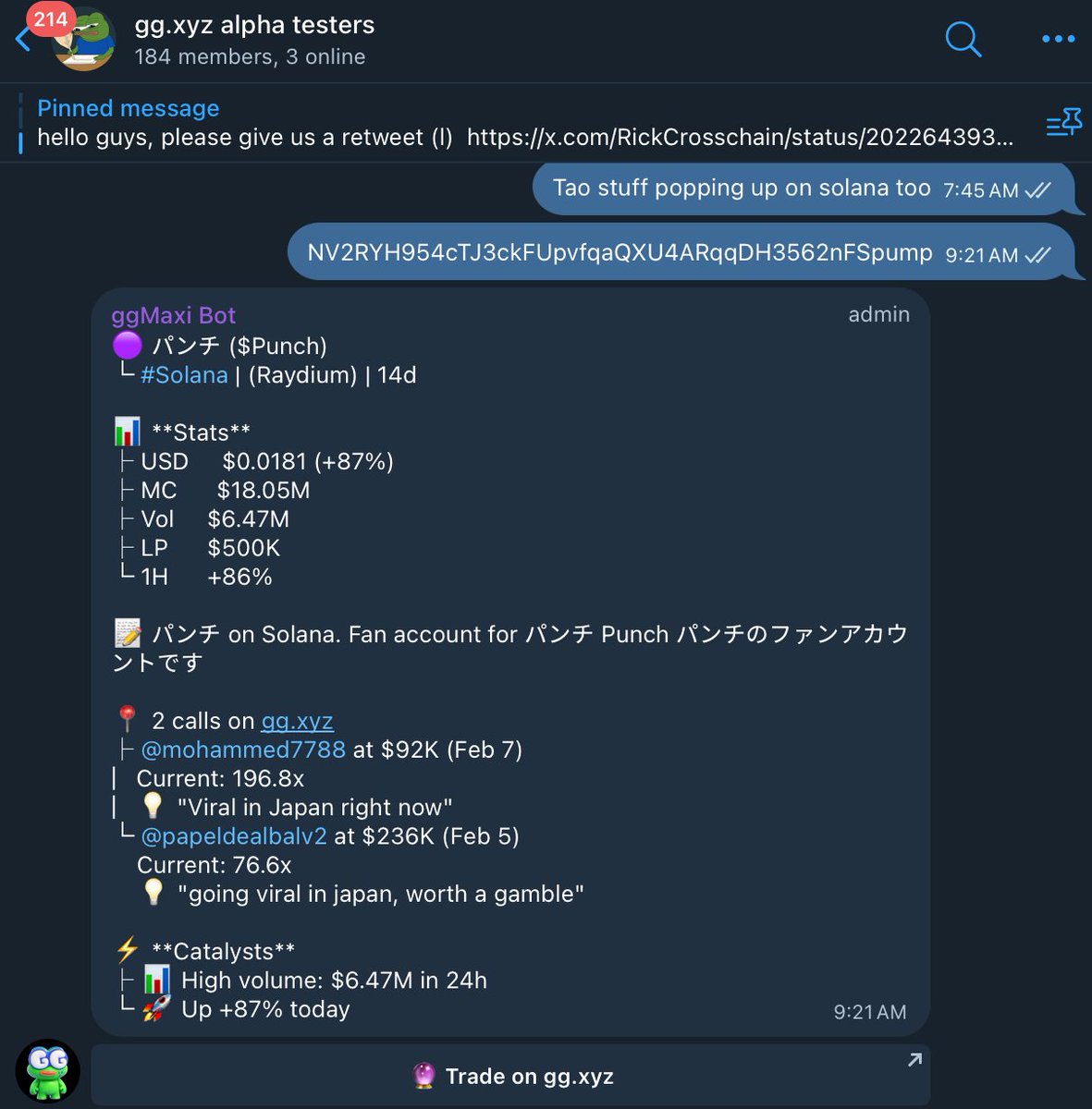 Bull or bear, we're still building

We're on a mission to build the best onchain trading and alpha tools on the market

The future isn't more coins launched per minute. It's better curation, better coordination, and people actually thinking twice before they ape

gg alpha testers