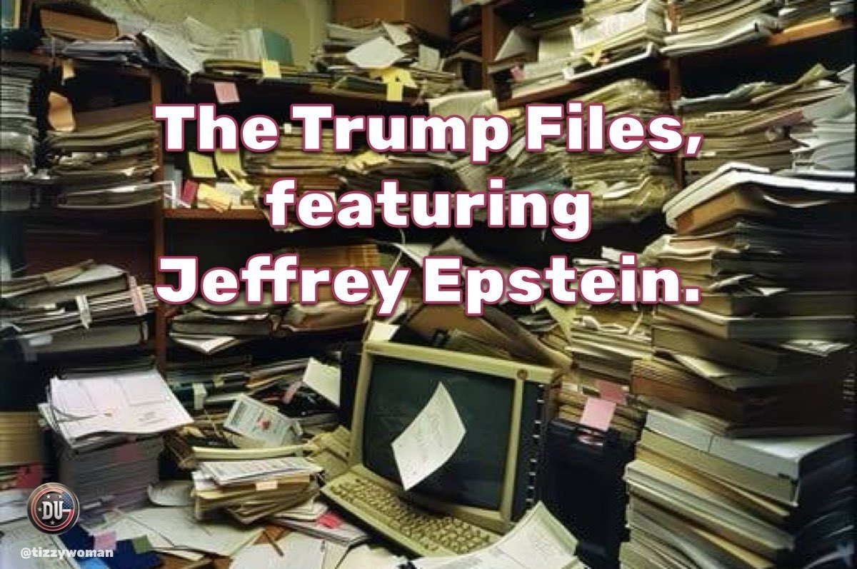 tizzywoman's tweet image. In the unredacted Epstein files, the pedo prez’s name 
came up "more than a million times."

High time he be held accountable.

#DemsUnited