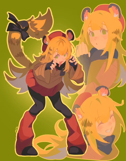 Drew this a long time ago but I like it better now. Her ears are very Shrek shaped #zzzero