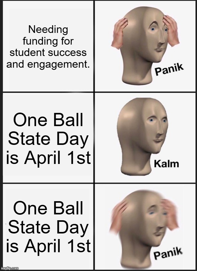 BSUecon's tweet photo. #OneBallStateDay #ballstate #economicsdepartment #OneBallState https://t.co/ORwSijNyz5