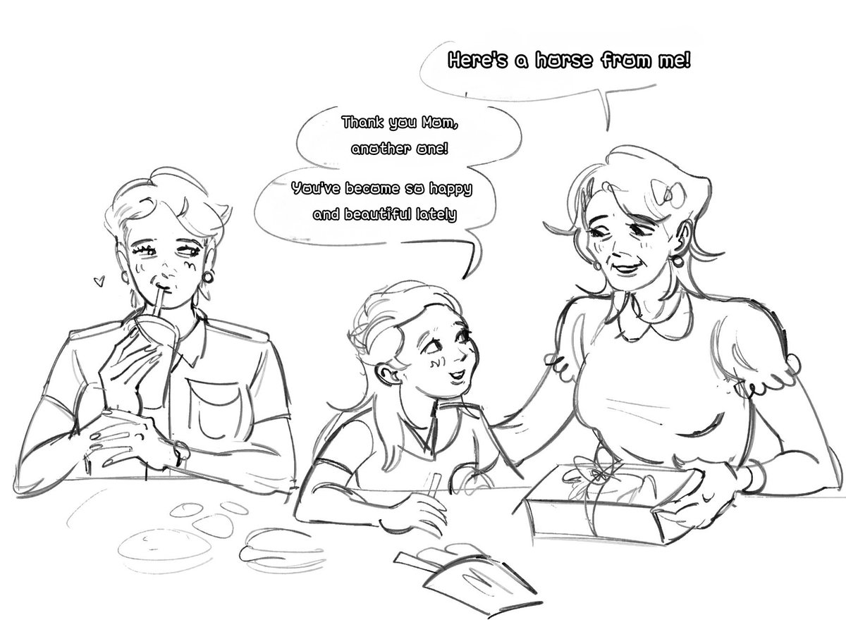 Gihun is as simple as can be and gives her daughter the best (horse toys)