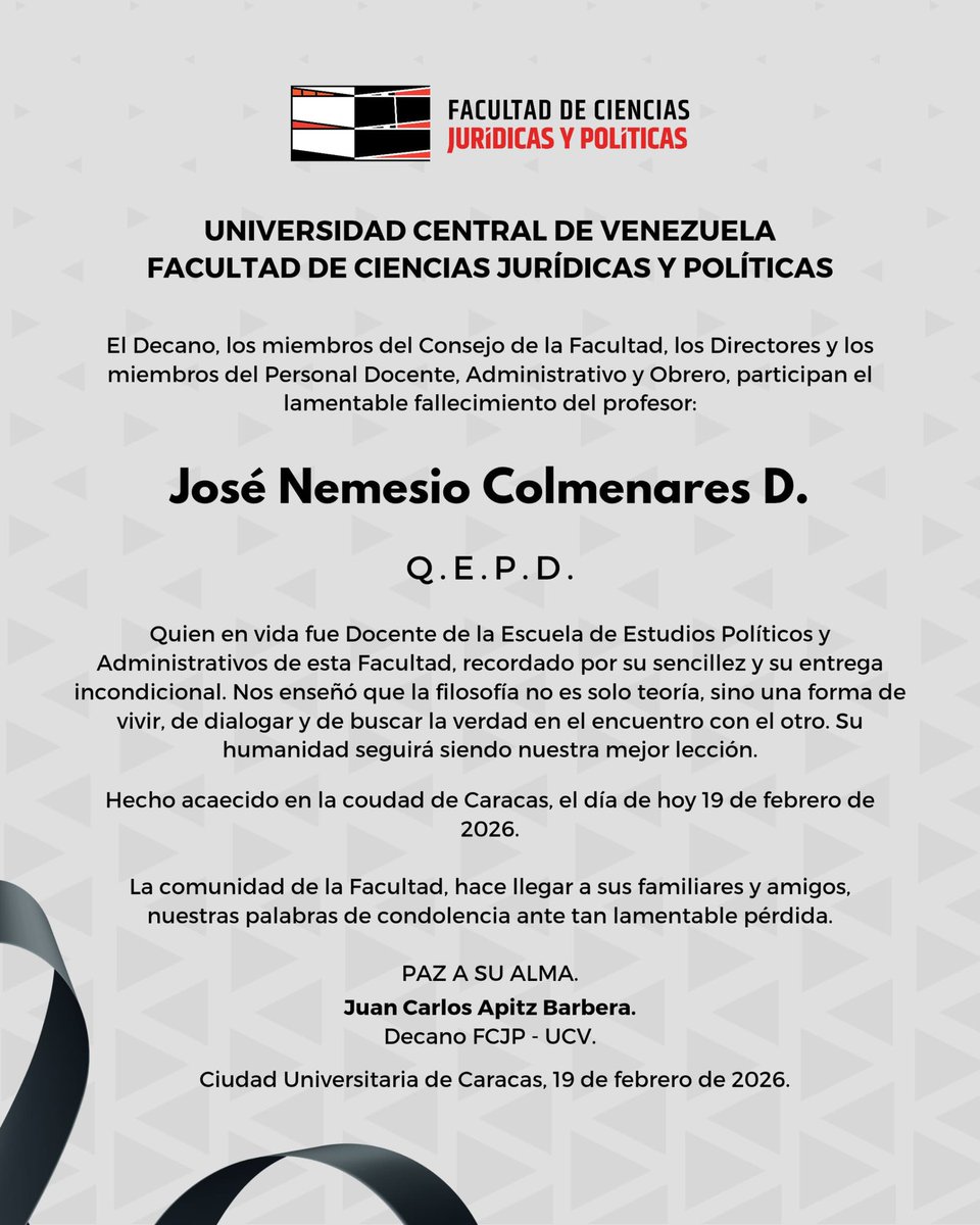 Prof. Juan Carlos Apitz B. tweet media