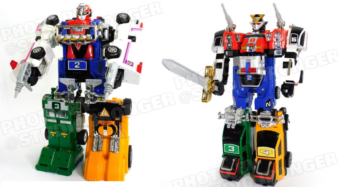 激走合体・DX RVロボ。 SMP化も発表された、激走戦隊カーレンジャーの