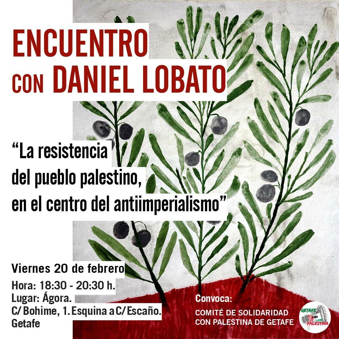 Palestina siempre ha sido el epicentro de la guerra de liberación antiimperialista en Asia Occidental desde hace 100 años.

El levantamiento del gueto de Gaza el 7-O desencadenó el capítulo definitivo para la liberación regional.

🗓️Viernes 20-F
📍Ágora Getafe (Madrid)
🕡18,30