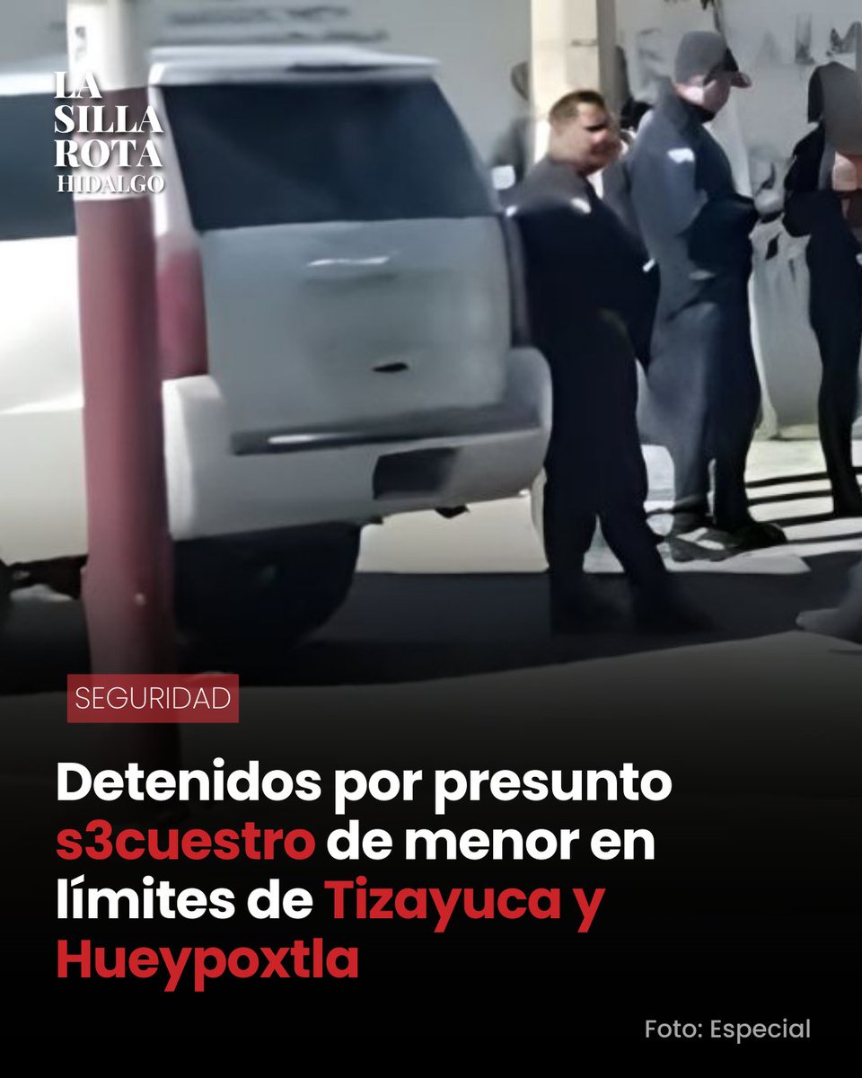 🚨🚔 Los hechos ocurrieron en la zona limítrofe entre dos municipios, lo que activó una respuesta coordinada y un despliegue inmediato de seguridad para atender el reporte. #Seguridad #Tizayuca

lasillarota.com/hidalgo/estado…