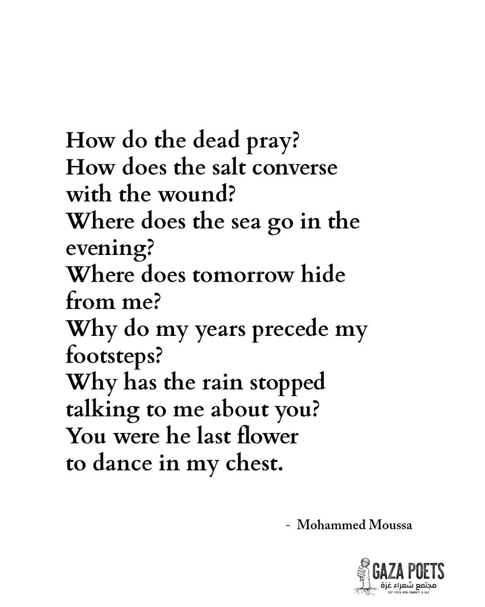 Gaza Poets Society tweet media