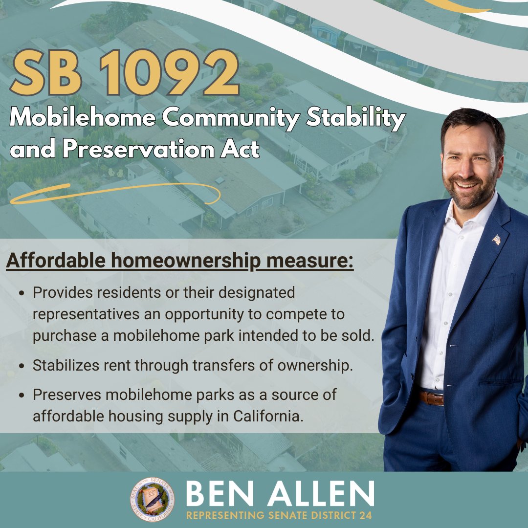 Senator Ben Allen tweet media