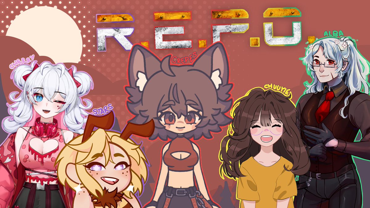 CrepesTTV's tweet photo. @ACherryMunchkin @_AlbaTheMad_ @StarsyLighte  @ chuuyie | They will be hunting around my debut at 8PM (GMT) R.E.P.O https://t.co/qUK5L25rQR