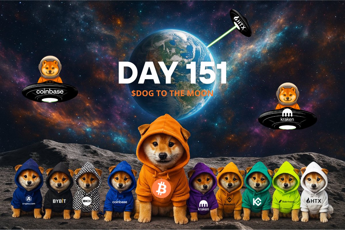 🚨 Posting about $DOG until all Tier 1 CEXs list it spot!

Hey you cant ignore the $DOG army anymore.

Wen $DOG?
<a href="/cryptocom/">Crypto.com</a> ⏳
<a href="/Bybit_Official/">Bybit</a> ⏳
<a href="/okx/">OKX</a> ⏳
<a href="/coinbase/">Coinbase 🛡️</a> ✅
<a href="/krakenfx/">Kraken</a>  ✅
<a href="/binance/">Binance</a> ❌ (CORRUPT BINANCE)
<a href="/kucoincom/">KuCoin</a> ⏳
<a href="/RobinhoodApp/">Robinhood</a> ⏳
<a href="/HTX_Global/">HTX</a> ⏳ 

👉 Who will be the