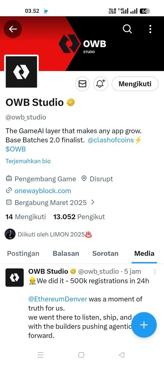 Xyler83's tweet photo. @owb_studio Done thanks you sir https://t.co/KCWphlibaC