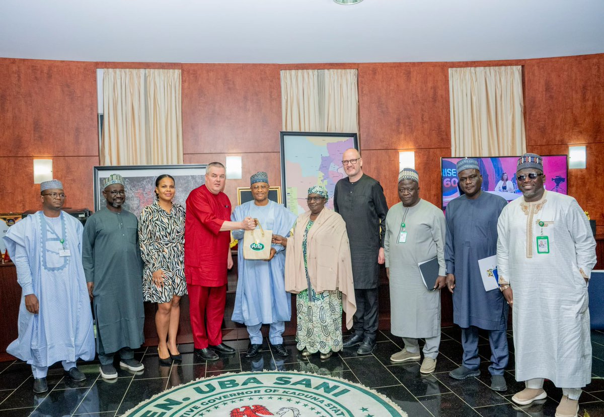 It was with genuine pleasure that I welcomed the senior leadership of Arla Farms, led by Mr. Peder Pedersen, Managing Director of Arla Nigeria, to the Sir Kashim Ibrahim House in Kaduna State. Their visit was not merely an exchange of courtesies, but a meeting of shared purpose;