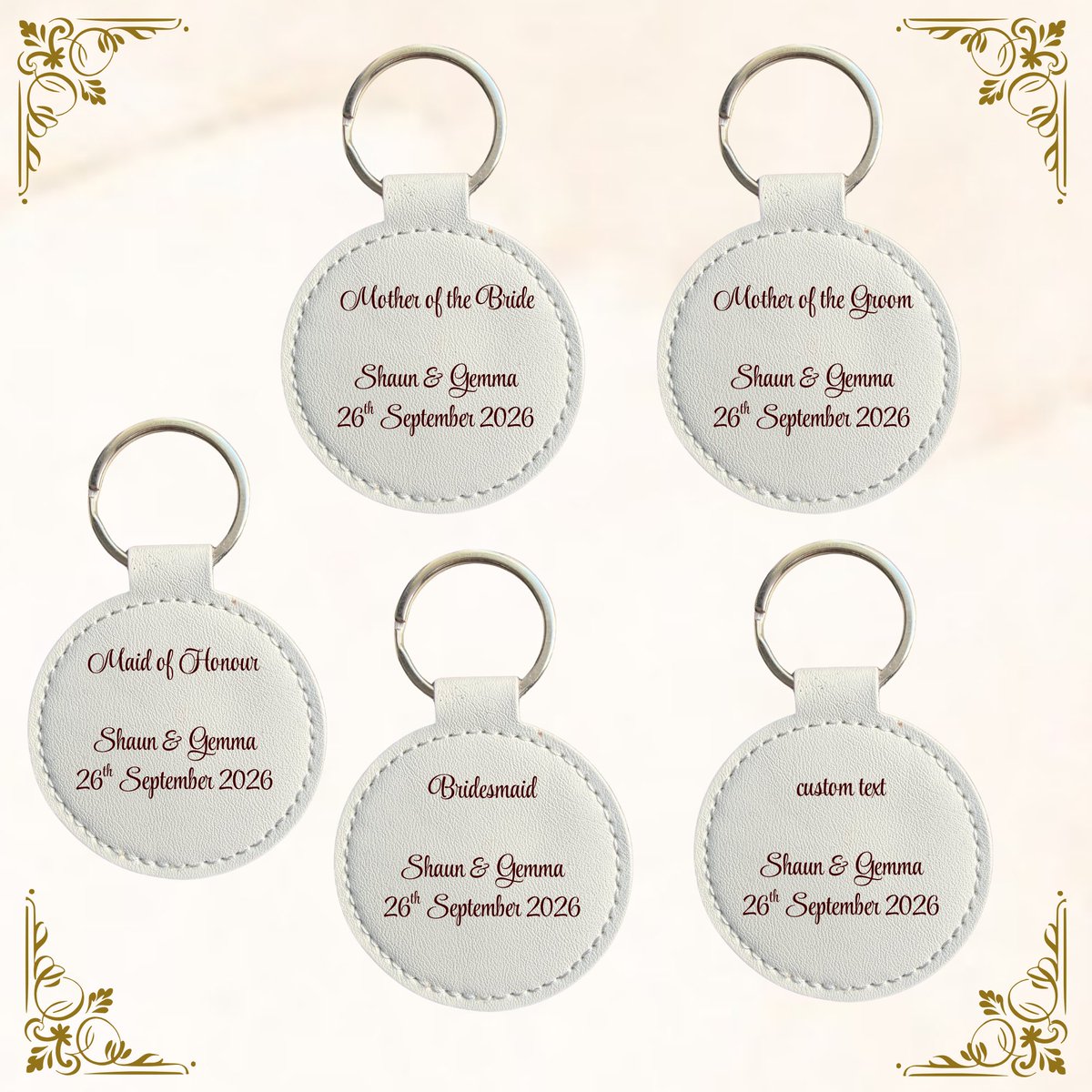 CFBLynn's tweet photo. Some roles deserve more than just a thank you… they deserve something to treasure forever. 🤍

These personalised wedding keyrings make the perfect keepsake for the special people standing beside you on your big day.  https://t.co/fT5L0nYhFu https://t.co/PrD7WPu2WB