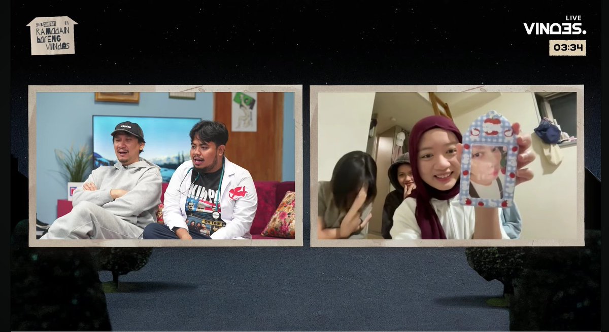 Kakaknya di sebelah kanan yang pakai hijab bilang kalau punya pacar seumuran ibunya, kan udah pada serius tuh, pas di-spill ternyata si Heechul of <a href="/SJofficial/">SUPER JUNIOR</a> (CMIIW), tolong. 😭🤣

Ini baru lucu, nggak kayak yang di Ekuador. 😌