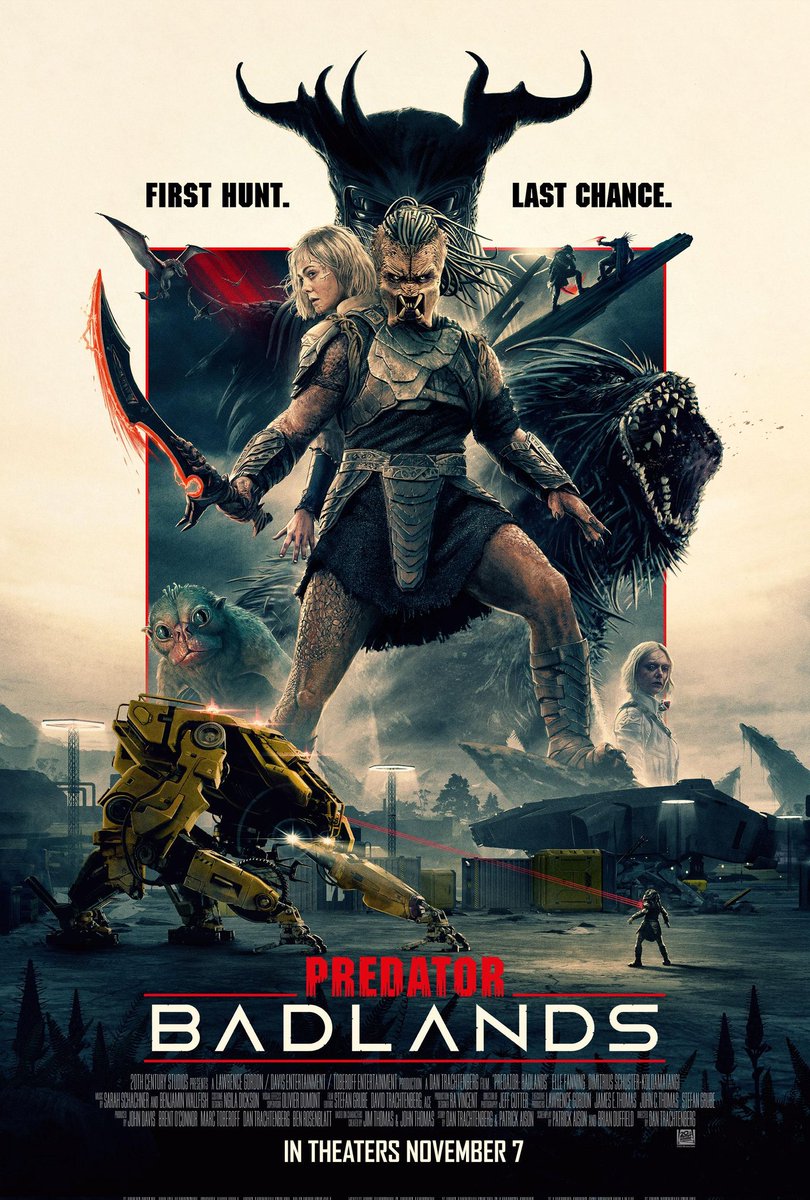 Movie time.
Something new;

PREDATOR: BADLANDS
#PredatorBadlands