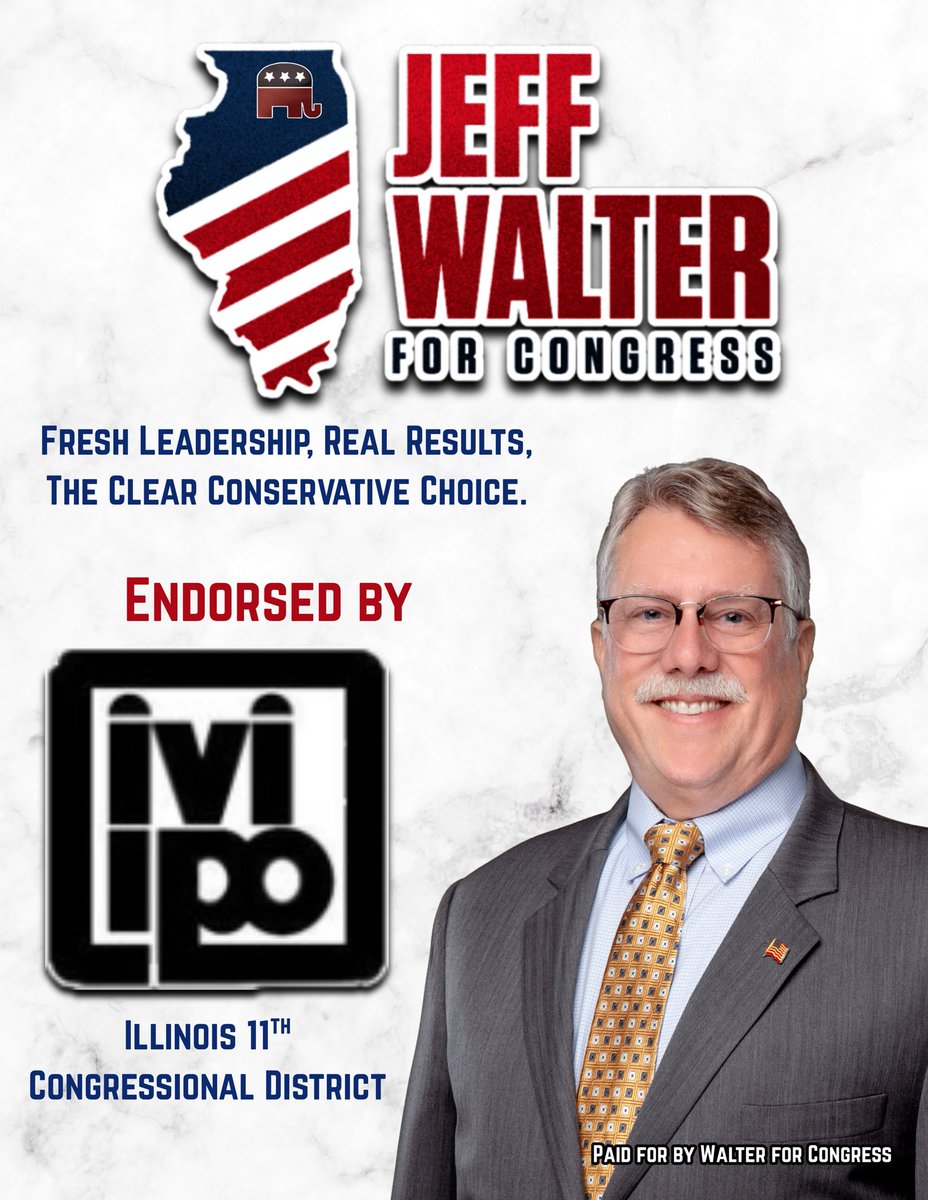 Jeff Walter is honored to receive the endorsement of the <a href="/iviipo/">IVI IPO</a> in his campaign for Congress.

This endorsement represents a growing coalition of voters who believe leadership should be about people, principles, and results — not partisan politics. Jeff is committed to