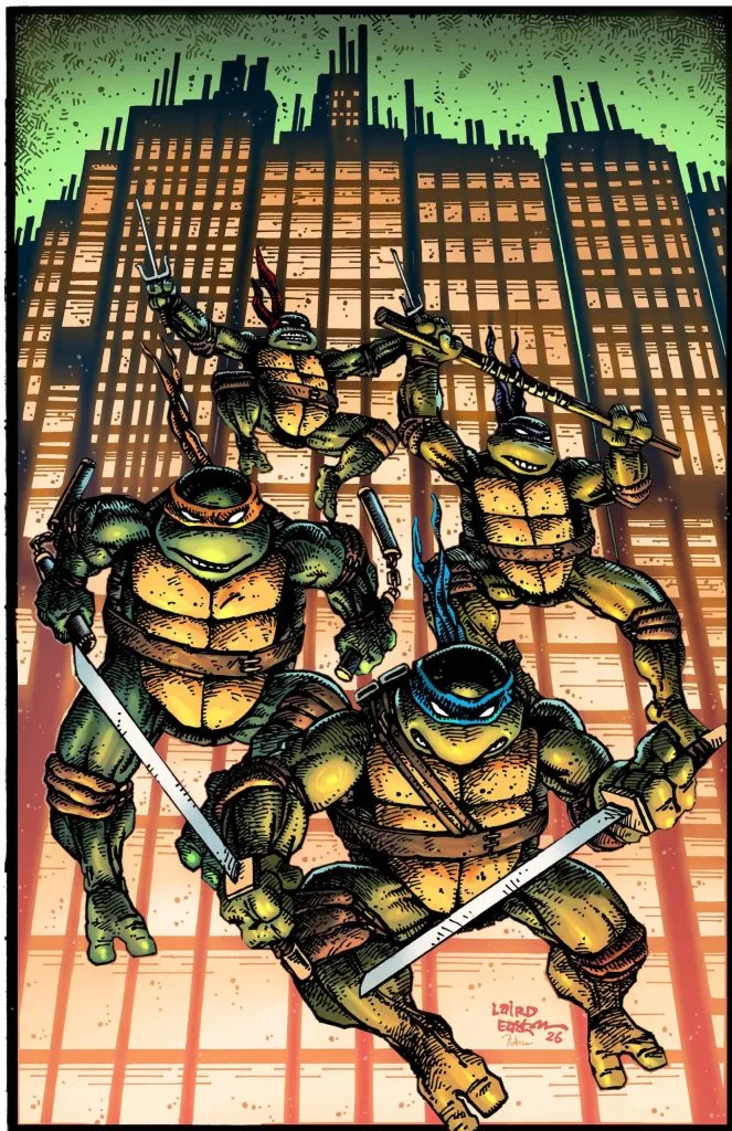 A l'occasion du 300e numéro des Tortues Ninja, IDW sort un épisode commémoratif avec Eastman et Laird de retour à la couverture !

En savoir plus ➡ tortuepedia.com/2026/02/19/idw…