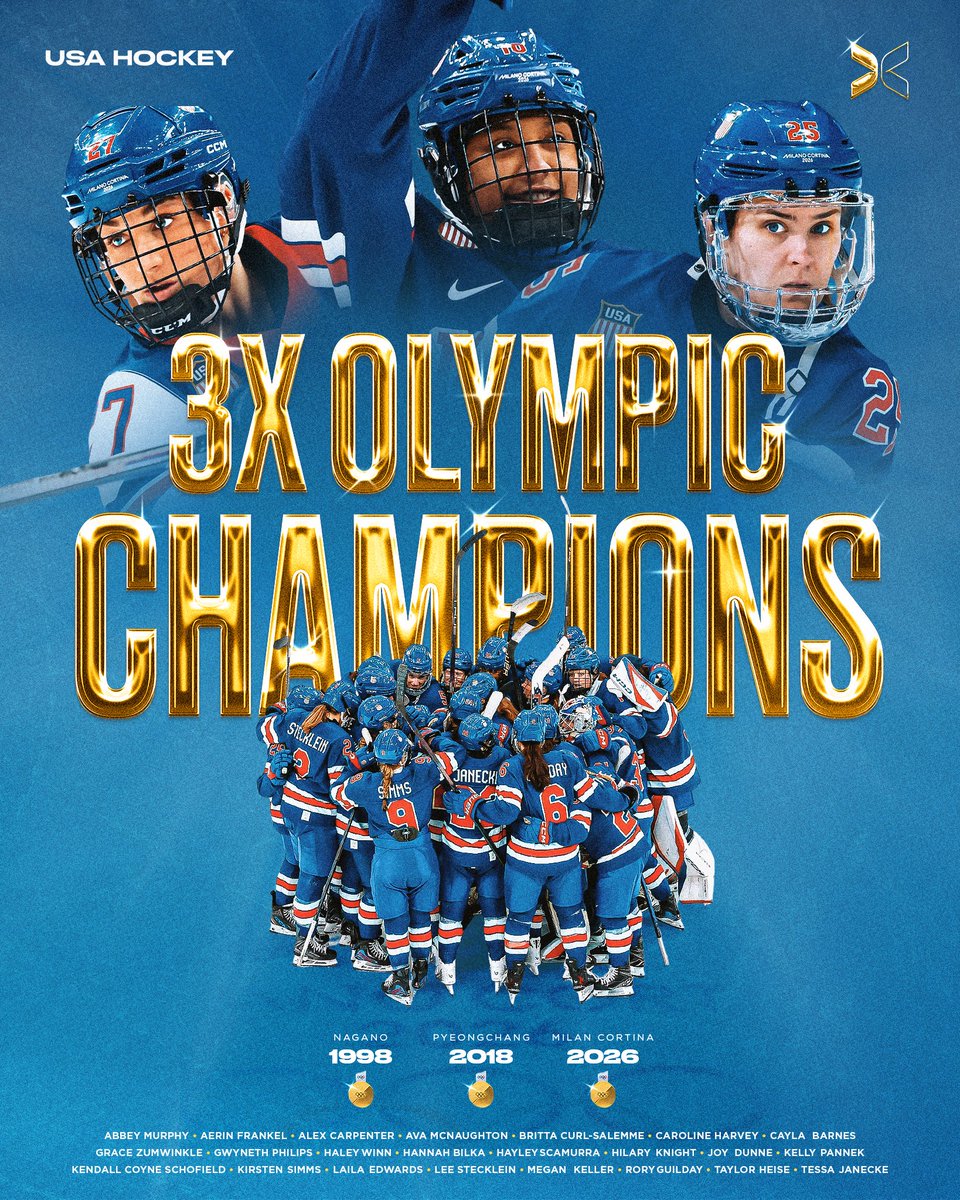 THE GAME THAT HAD EVERYTHING ENDS WITH A GOLD FOR <a href="/usahockey/">USA Hockey</a> 🥇