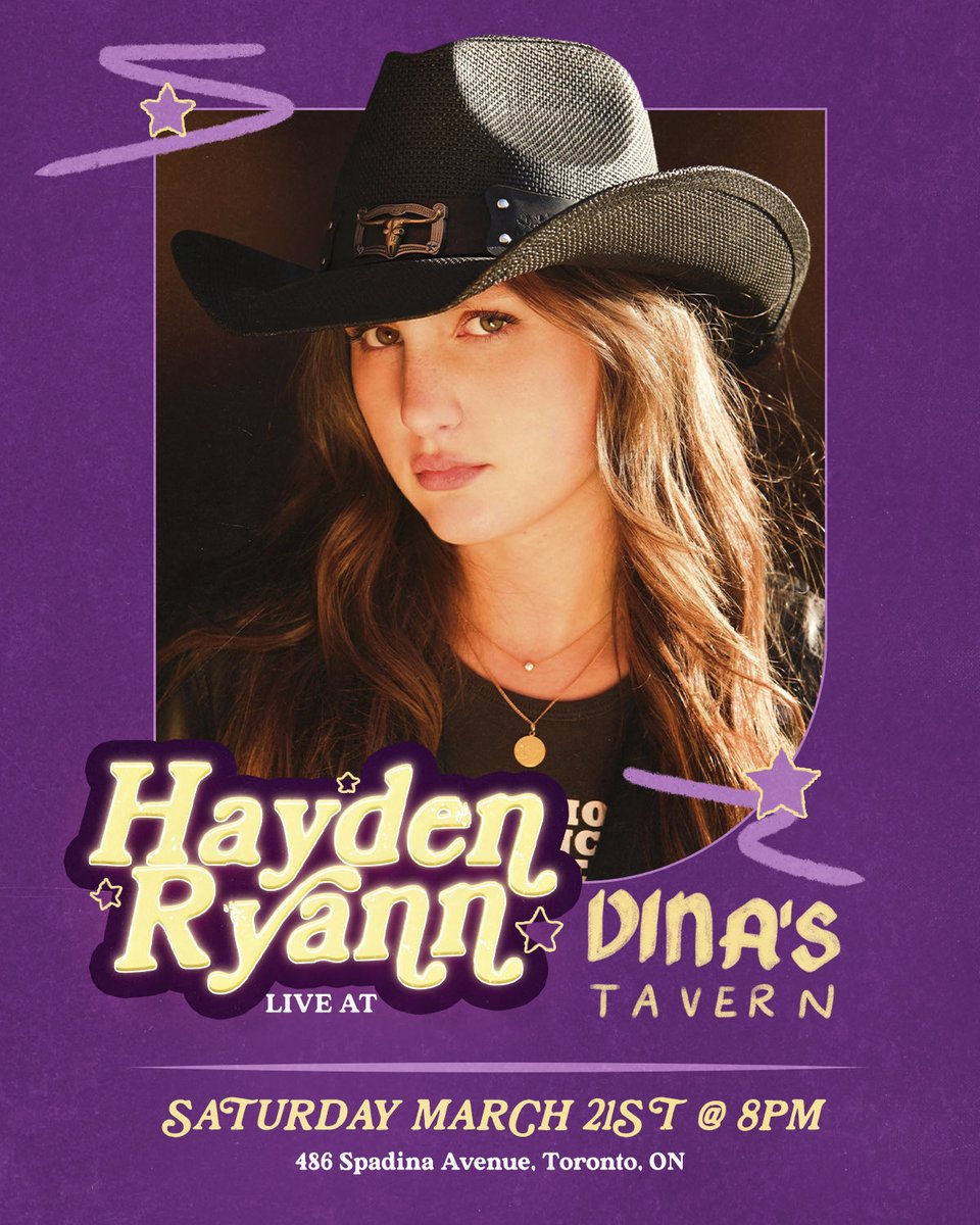 Reminder that tickets for Dina’s Tavern with Sean Donley, Jesse Byles, and Danny Iwamoto are available on Eventbrite! Get yours today 🫶

eventbrite.ca/e/hayden-ryann…

📸: JB Conroy