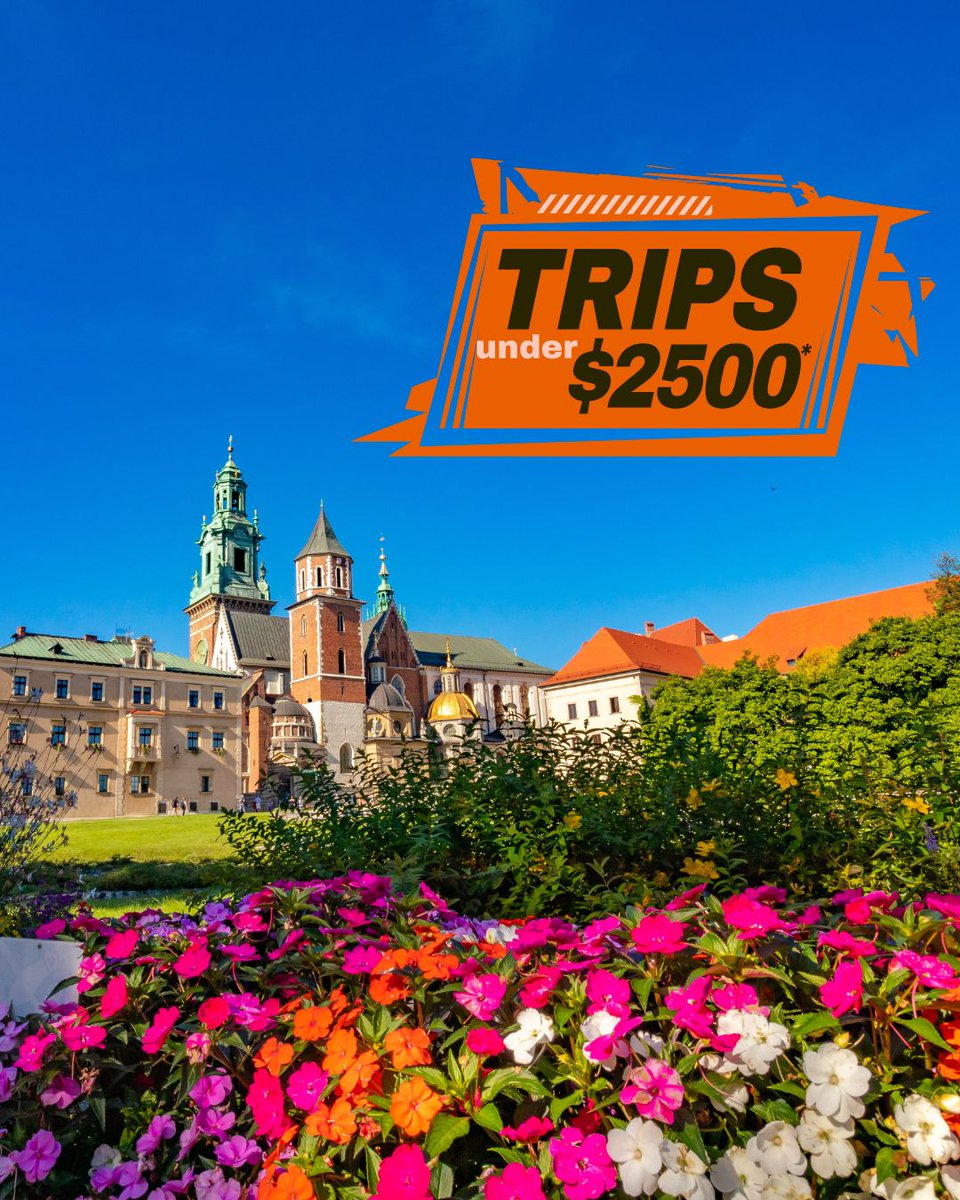 Adventures under $2,500 💸

Discover #Poland: From $2149

Discover the best of Poland: The royal city of Kraków; poignant Auschwitz-Birkenau; the salt mines of Wieliczka; and rebuilt Warsaw with its vibrant Old Town. Optional extension to Berlin
ow.ly/qx6e50YinIG