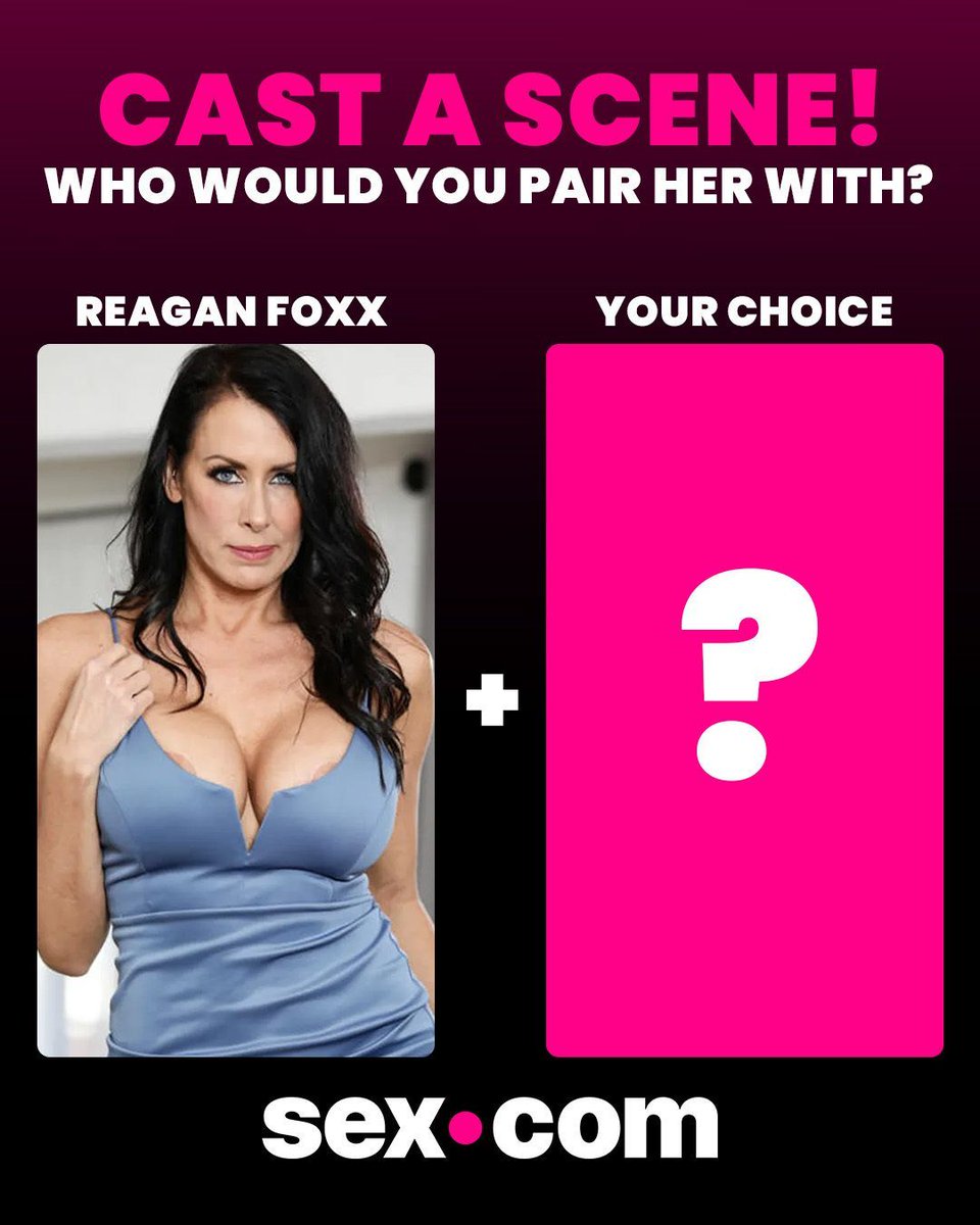 sexdotcom's tweet photo. CAST A SCENE WITH @TheReaganFoxx! 🥵 Tag the dream scene partner in the thread below! ⬇️

WATCH MORE REAGAN FOXX ON sex•com https://t.co/KP3wiIsmAe