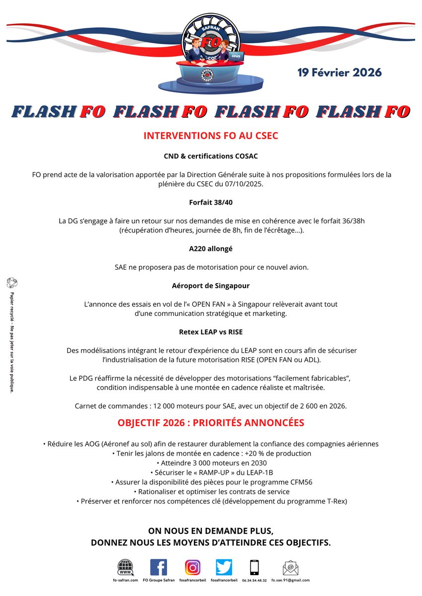 FoSafranCorbeil's tweet photo. Tract du 19/02/26 https://t.co/DZZlus5OgQ