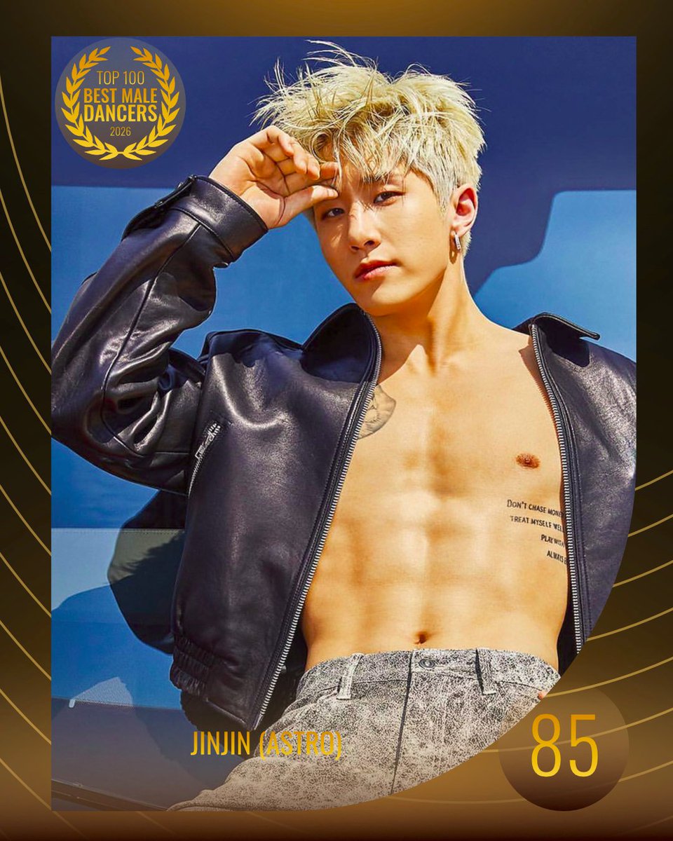 TOP 100 – MALE DANCERS #85 JINJIN (ASTRO) Congratulations! 🎉