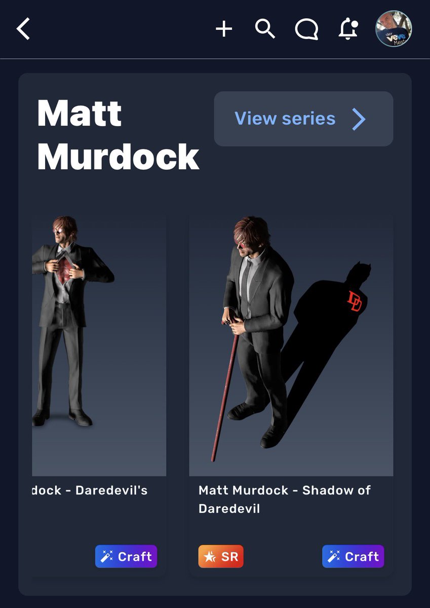 VeVeMeister's tweet image. I wonder if the Daredevil 𝕏 account knows about the officially licensed Daredevil digital collectibles 🤔 #DiCo