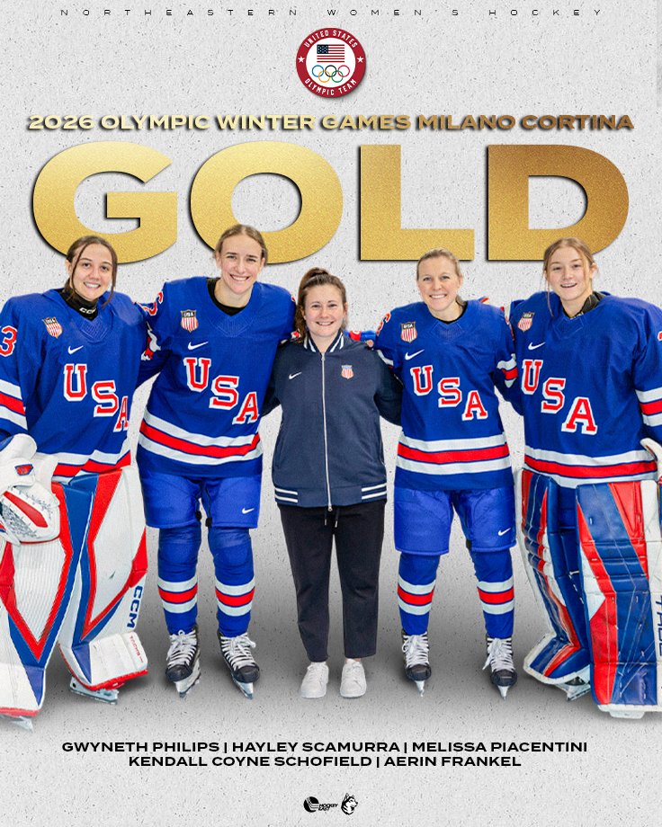 GoNUwhockey's tweet photo. GOLDEN HUSKIES! https://t.co/9W8olmO6GB