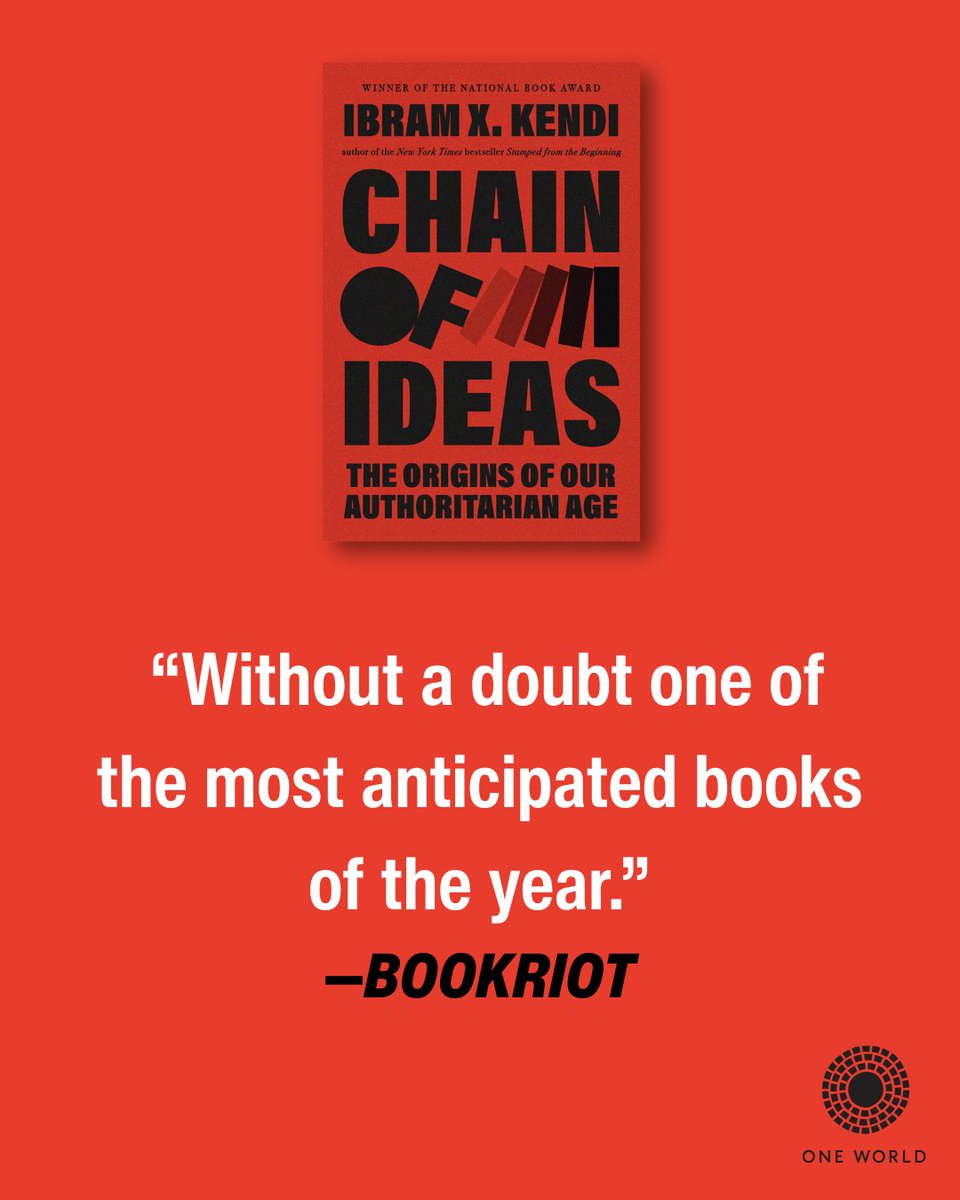 ibramxk's tweet photo. In one month, Chain of Ideas will be published. I am counting down the days until I can get this book in your hands. Pre-order now!✌🏾

https://t.co/fWHCZuevjN https://t.co/FOplDuWO4b