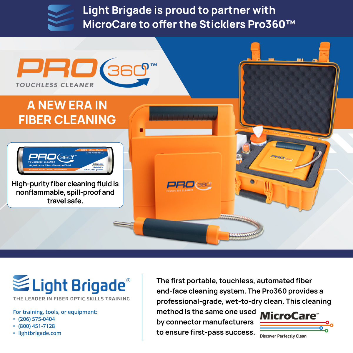 Stop blaming equipment — check the connectors. The MicroCare Sticklers™ Pro360° Touchless Cleaner makes precision, contact-free fiber cleaning fast and safe. Learn more: wix.to/6qczDEH #FiberOptics #FTTx #NetworkTips
