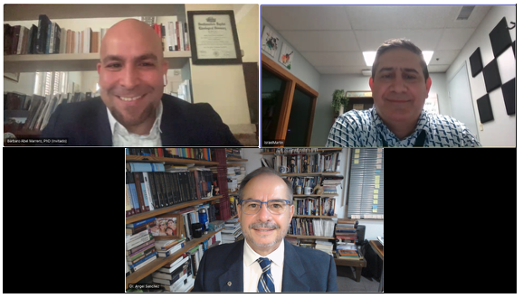 EspanolMBTS's tweet photo. ¡Felicitaciones a Ángel Sánchez! Hoy defendió exitosamente su disertación titulada: "HABITAR EN CRISTO: LA DOCTRINA DE LA UNIÓN CON CRISTO EN JOHN FLAVEL A LA LUZ DE EFESIOS Y COLOSENSES."

Comité de tesis:
Primer lector: Dr. Bárbaro Marrero
Segundo lector: Dr. Israel Martín https://t.co/vszaOOdV75