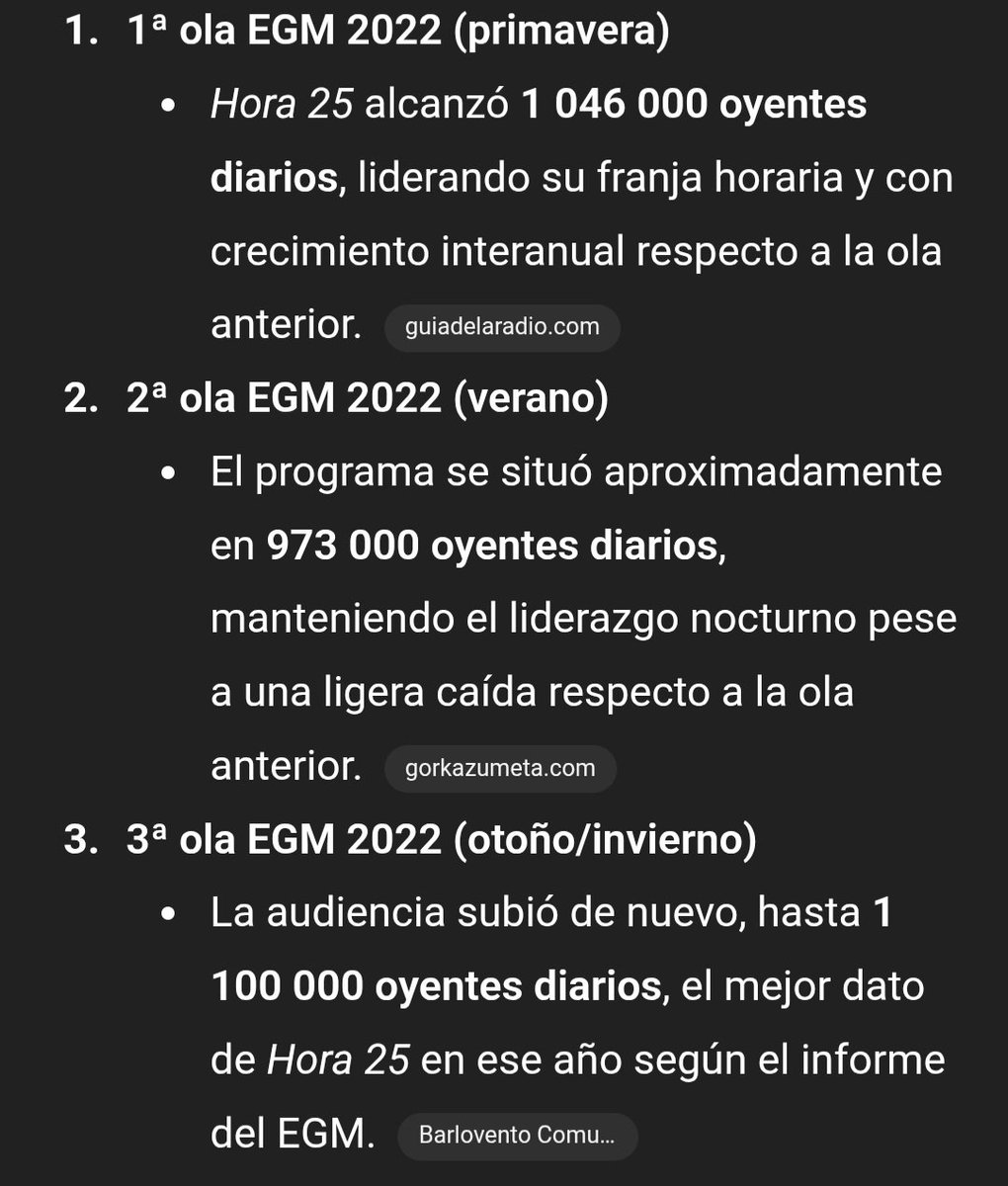 Luisma_Fdez's tweet photo. @olordelluvia @el_pais A mí me gustaba El Ágora de Hora 25 pero los datos de esa época no son mejores que los de ahora. Además era solo un día https://t.co/I3AOq83qLB