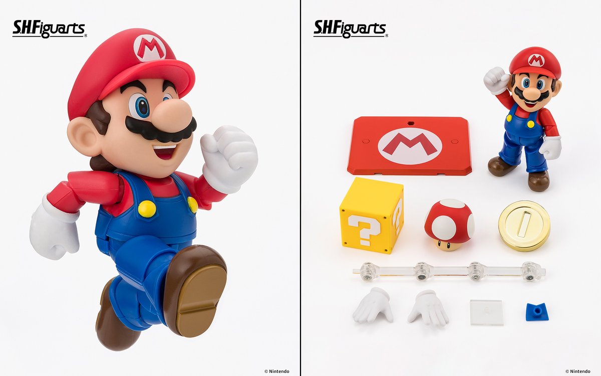 t_features's tweet image. 【今週の新商品】

『#スーパーマリオ』シリーズより
「S.H.Figuarts マリオ (SUPER MARIO)」が一般店頭にて2月21日(土)新発売！
📋tamashiiweb.com/item/15463/

ポーズが取れる！世界が広がる！「マリオ」のフルアクションフィギュア！
スーパーキノコなどのオプションと専用台座が付属!!
#SuperMario