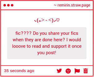 if you want to find my ao3 account you must seek the punpun on my strawpage and he will take you there remirin.straw.page